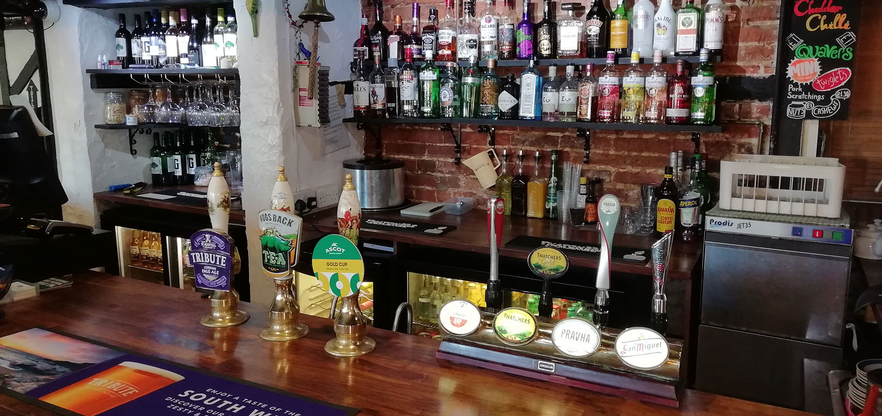 View of Bar at The Royal Oak, Wrecclesham near Farnham